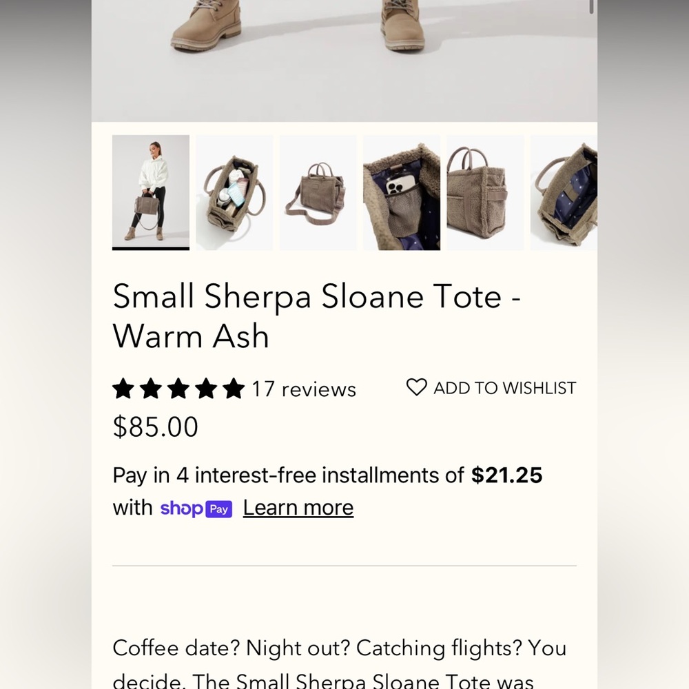 Small Sherpa Sloane Tote